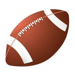 ラグビーボールのイラスト