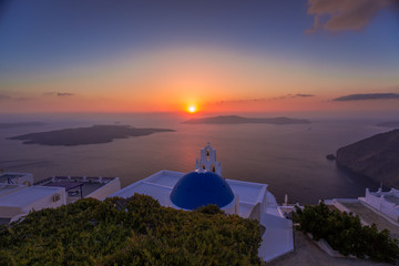 Sonnenuntergang in Santorini