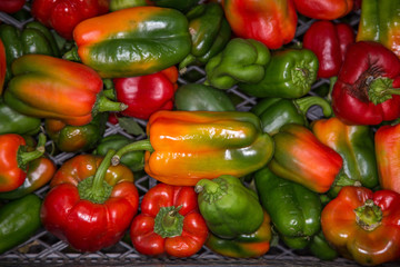 box of peppers