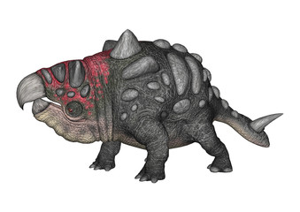 3D Rendering Fantasy Animal on White