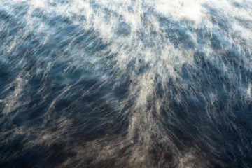 Water vapor on surface of cold water