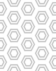 Honeycomb seamless pattern, vector illustration