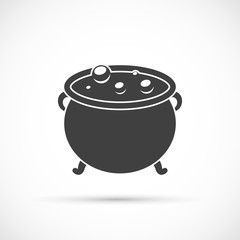 Witch cauldron icon