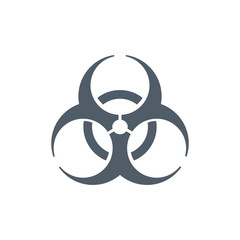 Biohazard icon illustration
