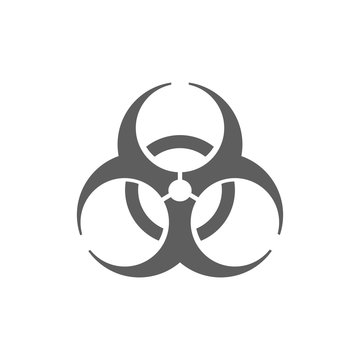 Biohazard icon illustration