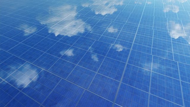Solar Panels. CG