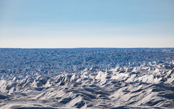 Glacier Sermeq Kujalleq in Ilulissat Greenland