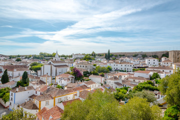 Fototapeta na wymiar ナザレ（ポルトガル）の風景