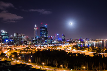 Fototapeta na wymiar Perth City