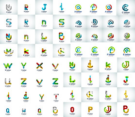 Mega collection of letter logo icons