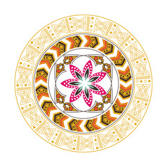 Bohemian concept with icon design, vector illustration 10 eps graphic.
