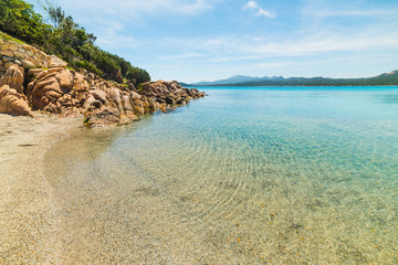 clear water in La Celvia beach