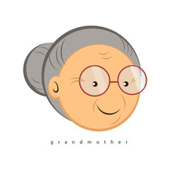 Grandmother simple Vector
