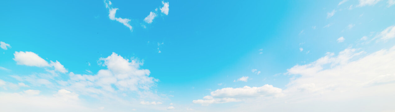 small clouds and blue sky
