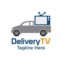 Delivery Television Logo Template