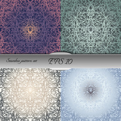 Set of elegant seamless patterns