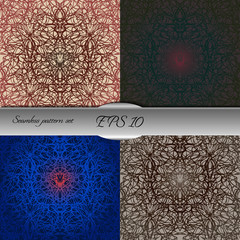 Set of elegant seamless patterns