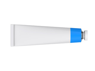 Tube on a white background, 3D rendering
