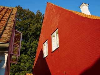 Traditional old classic decorative style Danish house home Denma