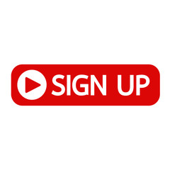sign up button icon illustration design