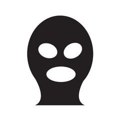 Criminal Mask icon illustration design