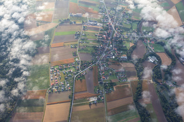 Aerial Landscape Of Großwilfersdorf In Styria Austria