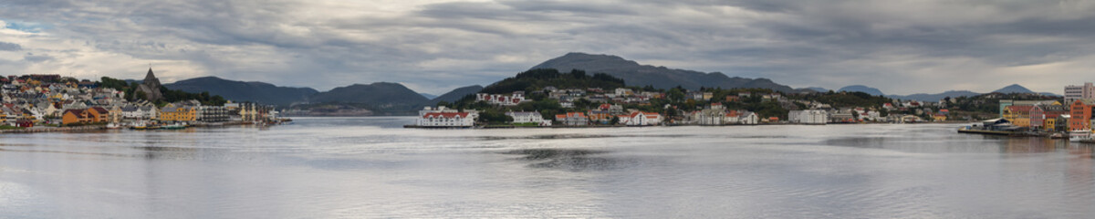 Fototapeta na wymiar Panorama of Kristiansund