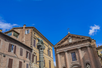 Fototapeta na wymiar Chiesa di San Cristoforo in Siena