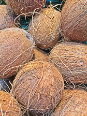 A box of coconuts