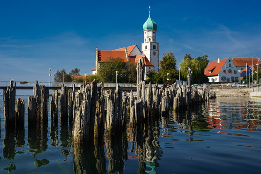 Wasserburg am Bodensee, Halbinsel mit Kirche St. Georg
