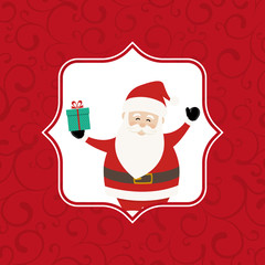 Ornamental Christmas Card with Greetings