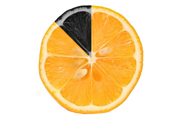 Lemon on white background isolated