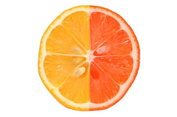 Lemon on white background isolated