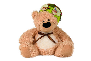 a Teddy bear with a basket