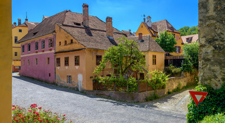 Fototapeta na wymiar Old city of Sighisoara, Transylvania