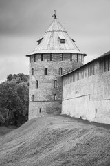 Vertical photo of Novgorod Kremlin