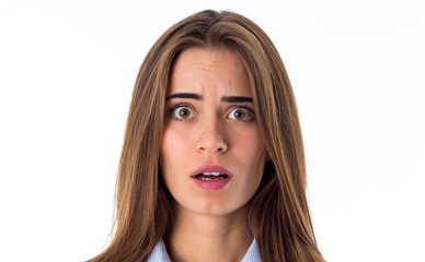 Woman looking confused