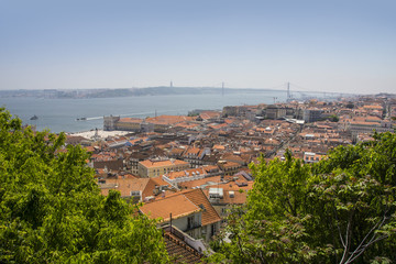 Fototapeta premium Panoramic view of Lisbon, Portugal, Europe