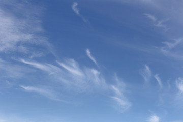 Cloud on blue sky in the daytime of Bright weather.