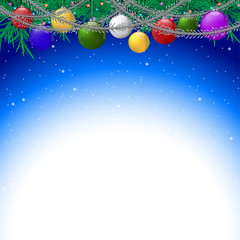 Christmas card vector background