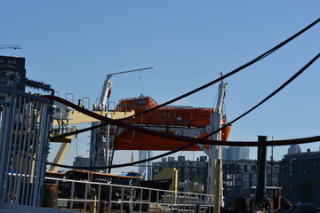 Fototapeta premium Modern safety boat