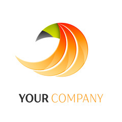 Abstract phoenix logo