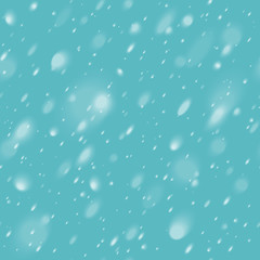 Seamless Snowfall Pattern