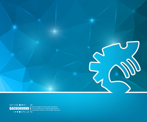 Abstract creative concept vector background. For web and mobile applications, illustration template design, business infographic, brochure, banner, presentation, poster, cover, booklet, document