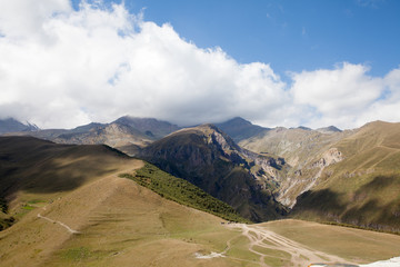 Mount Kazbek panorama