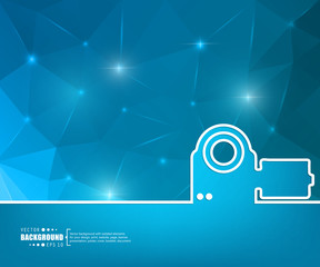 Abstract creative concept vector background. For web and mobile applications, illustration template design, business infographic, brochure, banner, presentation, poster, cover, booklet, document