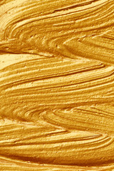 Golden paint texture