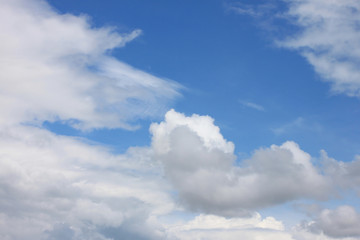 Naklejka na ściany i meble Cloud on blue sky in the daytime of Bright weather.
