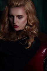 Naklejka premium Portrait of a woman.