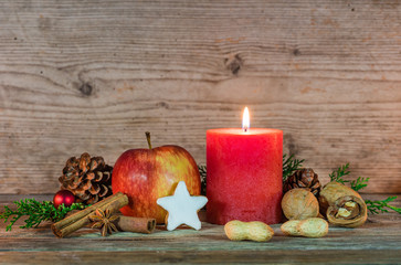 Grußkarte Weihnachtsstimmung Frohe Weihnachten